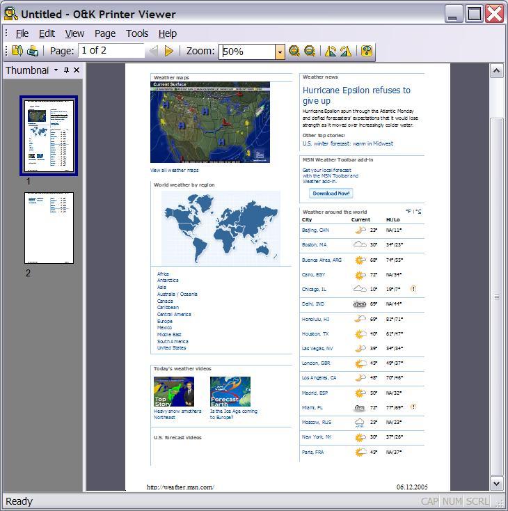 K Printer Viewer Pro Screenshot